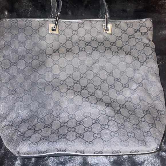 - Gucci GG canvas tote bag black style number 31243 - Picture 8 of 14